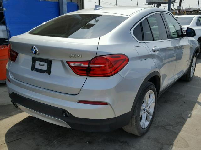 5UXXW3C50F0M89156 - 2015 BMW X4 XDRIVE2 فضي صورة 4