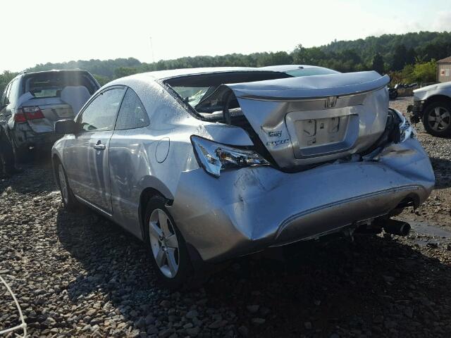 2HGFG12928H534584 - 2008 HONDA CIVIC EXL Gümüş foto 3