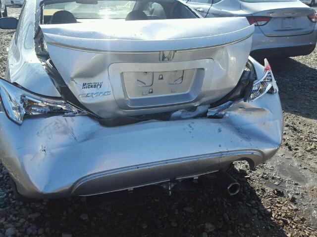2HGFG12928H534584 - 2008 HONDA CIVIC EXL Gümüş foto 9