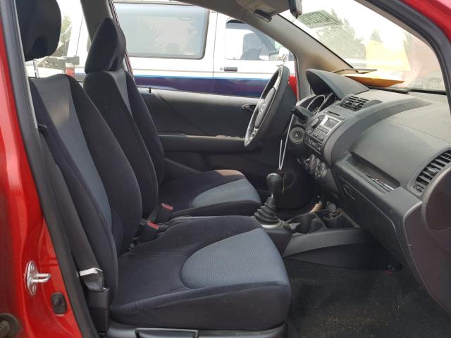 JHMGD37607S042115 - 2007 HONDA FIT S 红色 照片 5