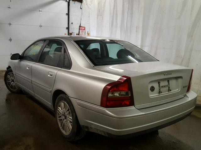 YV1TS92D831304925 - 2003 VOLVO S80 SILVER photo 3