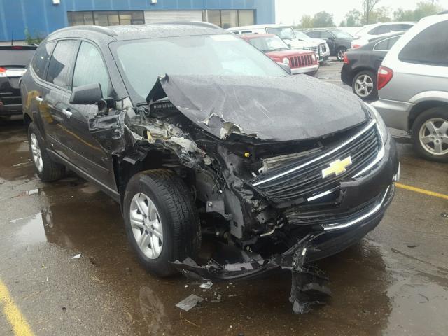 1GNKRFKD4FJ304654 - 2015 CHEVROLET TRAVERSE CHARCOAL photo 1