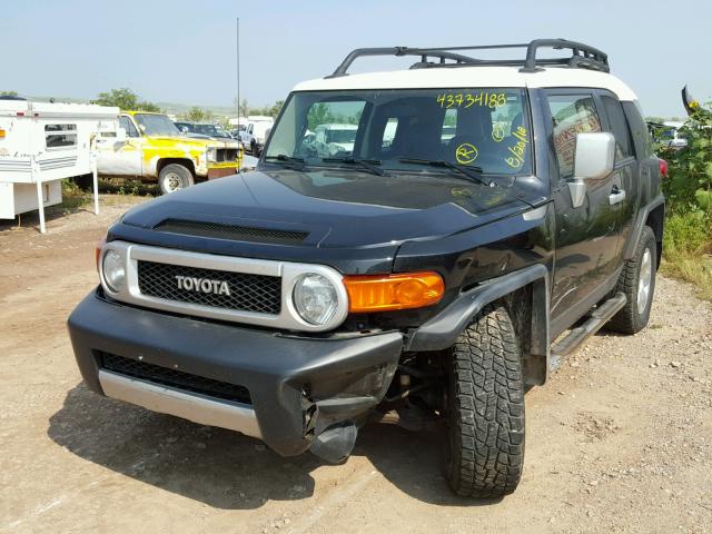 JTEBU11F78K044305 - 2008 TOYOTA FJ CRUISER BLACK photo 2