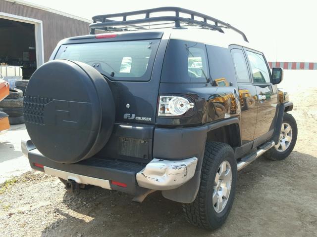 JTEBU11F78K044305 - 2008 TOYOTA FJ CRUISER BLACK photo 4