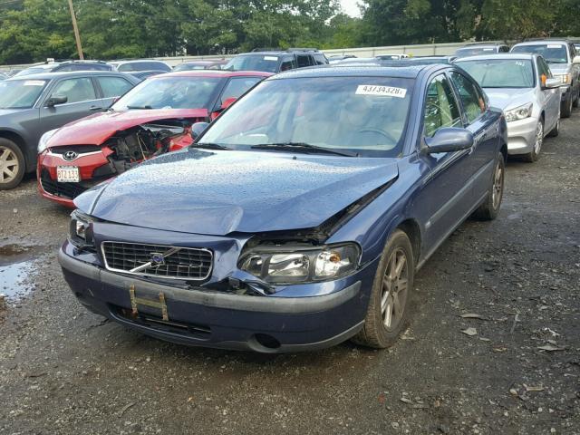 YV1RS58D522157627 - 2002 VOLVO S60 2.4T BLUE photo 2