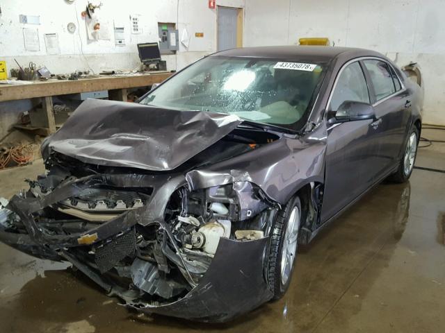 1G1ZB5EB4AF208866 - 2010 CHEVROLET MALIBU LS 灰色 照片 2