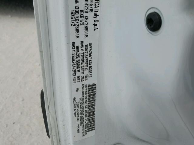 ZFBERFAT5G6C85847 - 2016 RAM PROMASTER 白色 照片 10