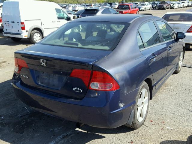 1HGFA16857L110899 - 2007 HONDA CIVIC EX BLUE photo 4