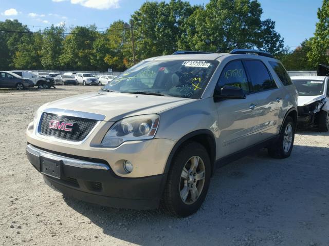 1GKEV13737J132216 - 2007 GMC ACADIA TAN photo 2