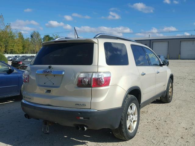 1GKEV13737J132216 - 2007 GMC ACADIA TAN photo 4