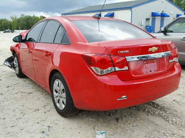 1G1PC5SH8G7137316 - 2016 CHEVROLET CRUZE LIMI RED photo 3