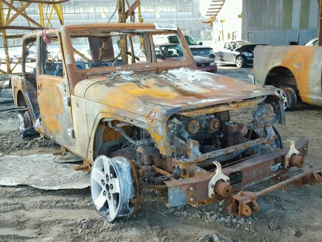 1J4GA391X8L545961 - 2008 JEEP WRANGLER U BURN photo 1