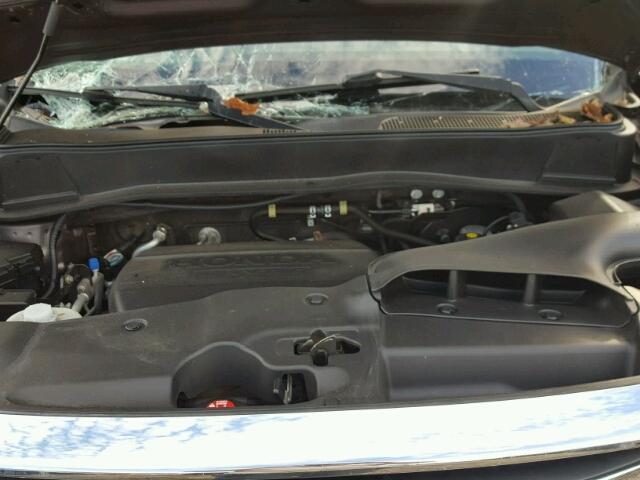 5FNYF4H20DB071401 - 2013 HONDA PILOT LX BROWN photo 7