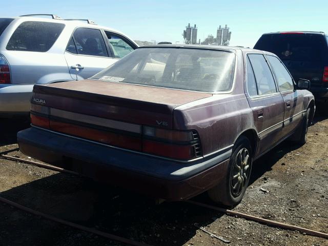 JH4KA4533JC001903 - 1988 ACURA LEGEND BURGUNDY photo 4