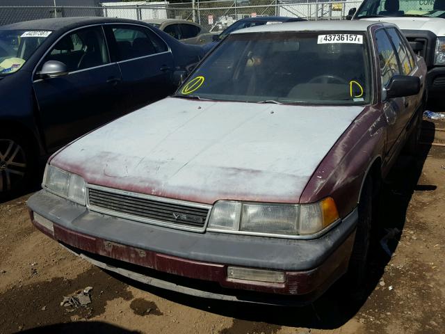 JH4KA4533JC001903 - 1988 ACURA LEGEND BURGUNDY photo 9