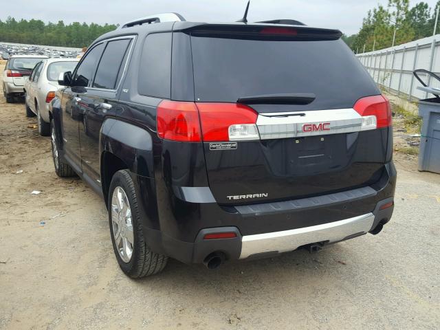 2GKFLWE55C6385905 - 2012 GMC TERRAIN BLACK photo 3