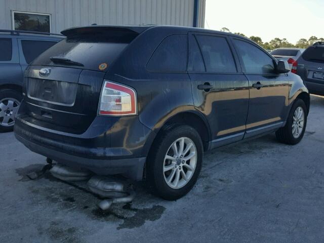 2FMDK36C58BA81808 - 2008 FORD EDGE SE BLACK photo 4