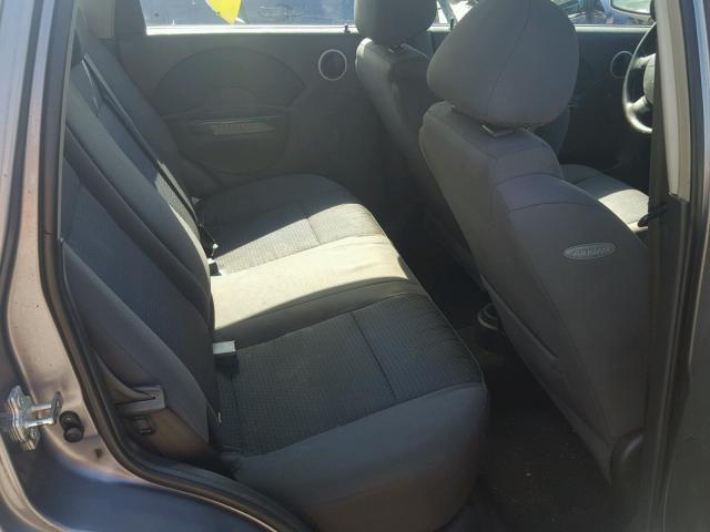 KL1TD66677B793965 - 2007 CHEVROLET AVEO BASE Srebrny zdjęcie 6