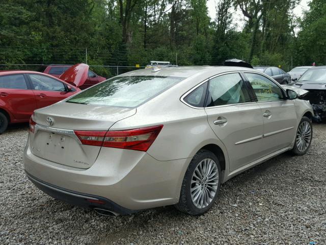 4T1BK1EB8GU211755 - 2016 TOYOTA AVALON XLE BEIGE photo 4
