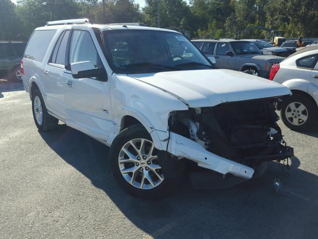 1FMJK1KT3FEF36086 - 2015 FORD EXPEDITION WHITE photo 1