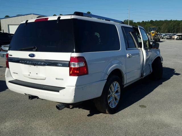 1FMJK1KT3FEF36086 - 2015 FORD EXPEDITION WHITE photo 4