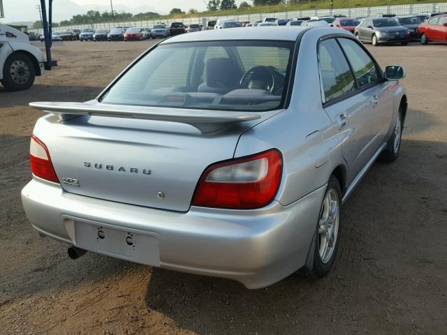 JF1GD67593H513234 - 2003 SUBARU IMPREZA RS SILVER photo 4