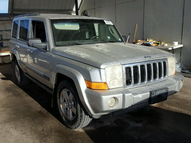 1J8HH48K67C547400 - 2007 JEEP COMMANDER SILVER photo 1