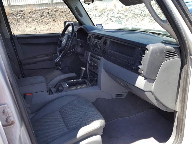 1J8HH48K67C547400 - 2007 JEEP COMMANDER SILVER photo 5