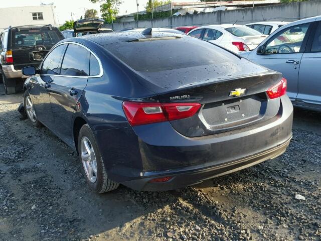 1G1ZB5ST9HF189528 - 2017 CHEVROLET MALIBU LS Mavi fotoğraf 3