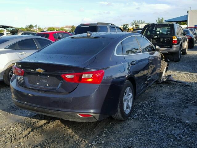 1G1ZB5ST9HF189528 - 2017 CHEVROLET MALIBU LS Mavi fotoğraf 4