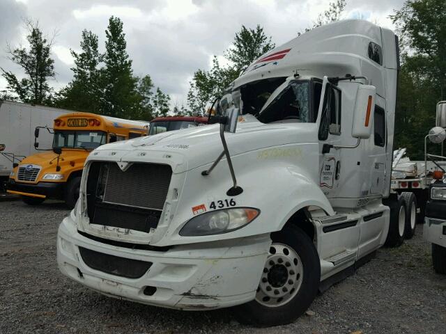 3HSDJAPR4EN016152 - 2014 INTERNATIONAL PROSTAR WHITE photo 2