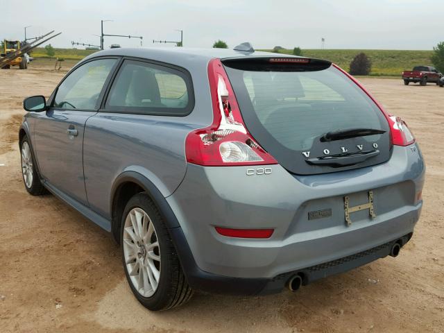 YV1672MK1C2284173 - 2012 VOLVO C30 T5 BLUE photo 3