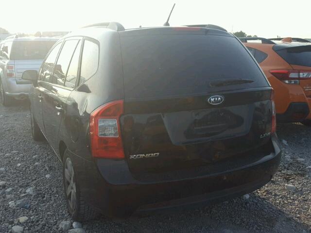 KNAFG526487146678 - 2008 KIA RONDO LX BLACK photo 3