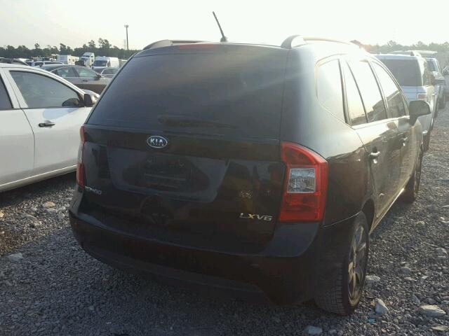 KNAFG526487146678 - 2008 KIA RONDO LX BLACK photo 4