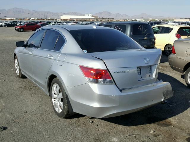 1HGCP26868A093261 - 2008 HONDA ACCORD EXL SILVER photo 3