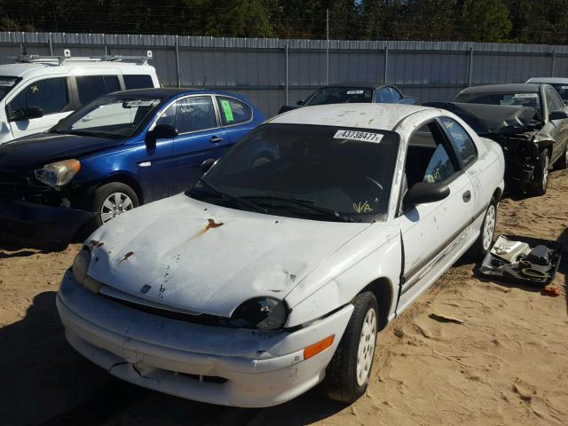 1B3ES22C2VD208188 - 1997 DODGE NEON BASE WHITE photo 2