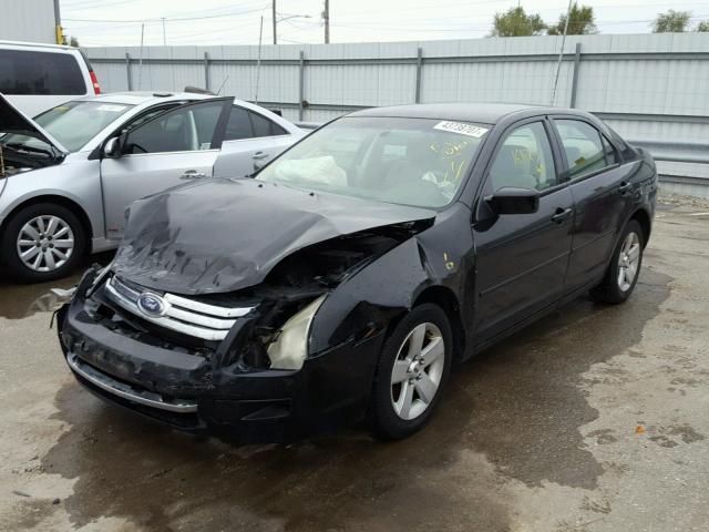 3FAFP07146R120354 - 2006 FORD FUSION BLACK photo 2