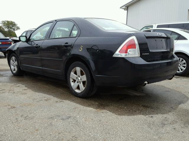 3FAFP07146R120354 - 2006 FORD FUSION BLACK photo 3