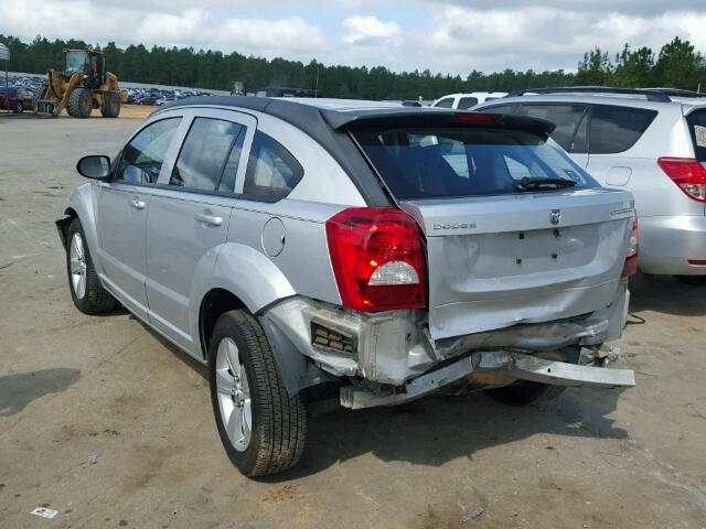 1B3CB3HA2AD588002 - 2010 DODGE CALIBER MA SILVER photo 3