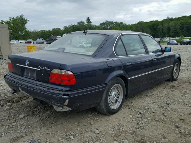 WBAGH83471DP20777 - 2001 BMW 740 IL BLUE photo 4