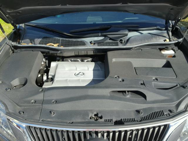 2T2ZK1BA8CC076780 - 2012 LEXUS RX GRAY photo 7