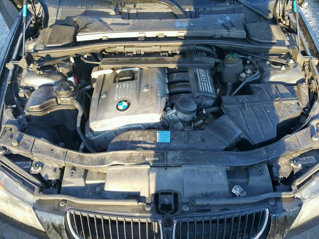 WBAVB13566KX35377 - 2006 BMW 325 BLACK photo 7