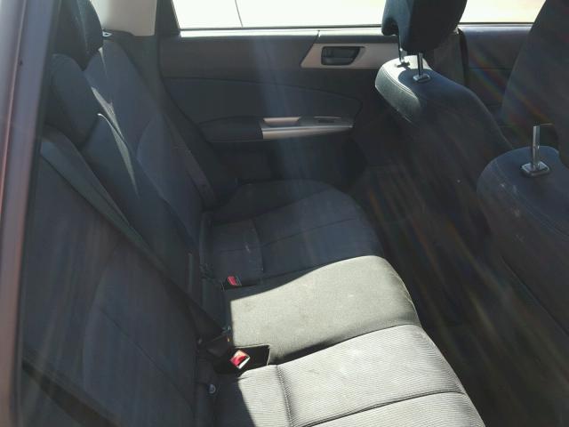 JF2SH61669H797393 - 2009 SUBARU FORESTER 2 SILVER photo 6
