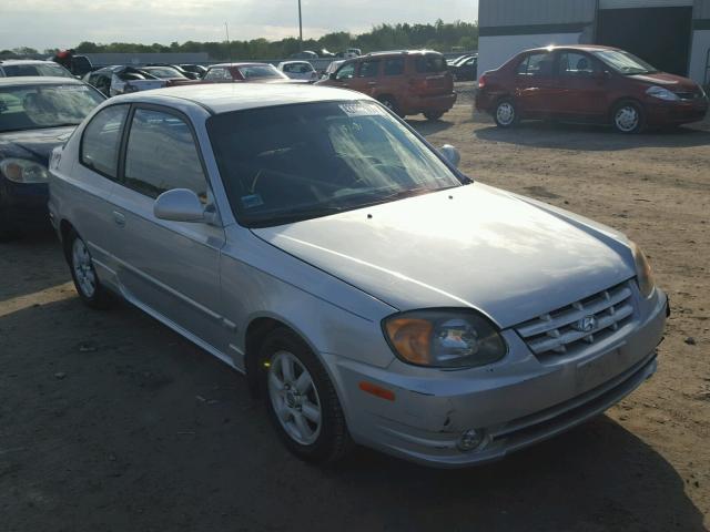 KMHCG35C55U350166 - 2005 HYUNDAI ACCENT GS GRAY photo 1