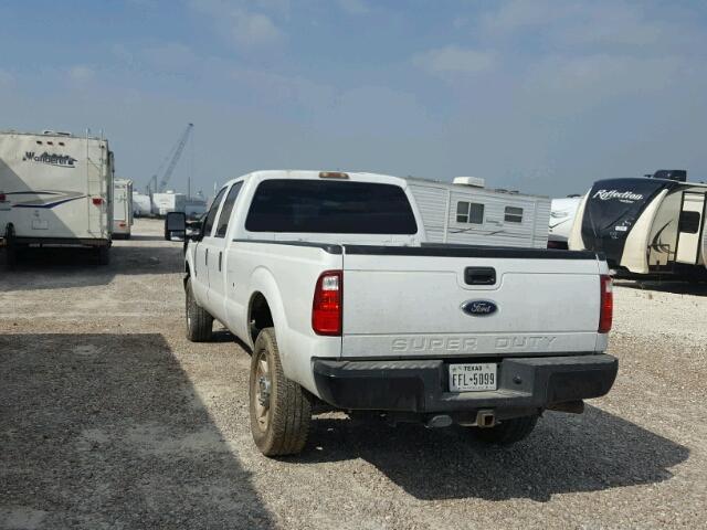 1FT8W3BT5CEA15885 - 2012 FORD F350 SUPER WHITE photo 3