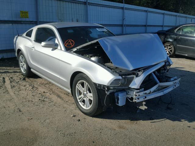 1ZVBP8AMXE5258473 - 2014 FORD MUSTANG SILVER photo 1