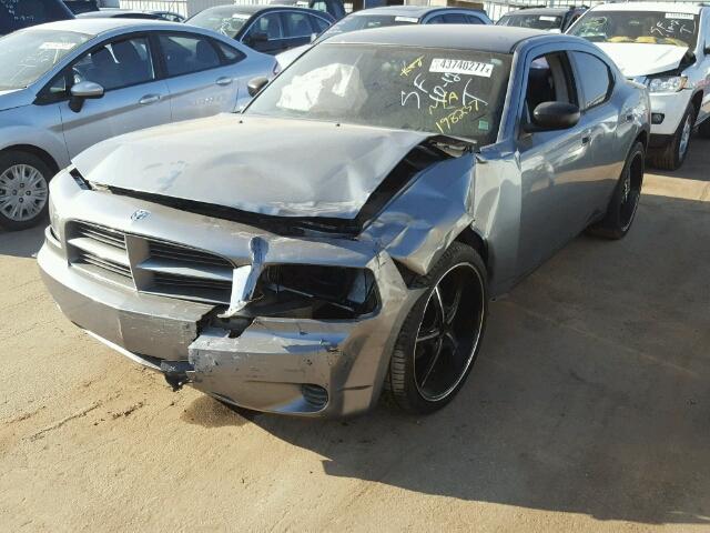 2B3KA43R07H779088 - 2007 DODGE CHARGER SE GRAY photo 2