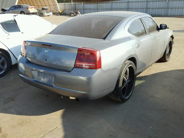 2B3KA43R07H779088 - 2007 DODGE CHARGER SE GRAY photo 4