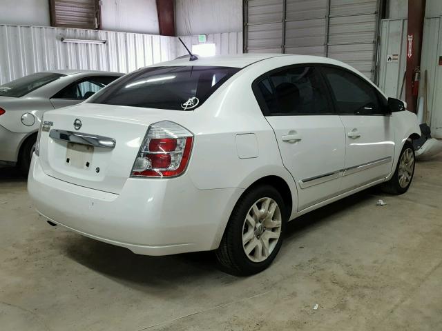 3N1AB6AP8AL683330 - 2010 NISSAN SENTRA 2.0 WHITE photo 4