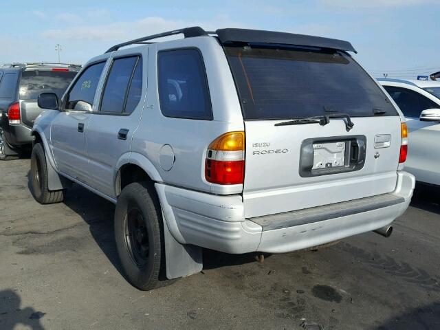 4S2CK58W3X4329683 - 1999 ISUZU RODEO S SILVER photo 3